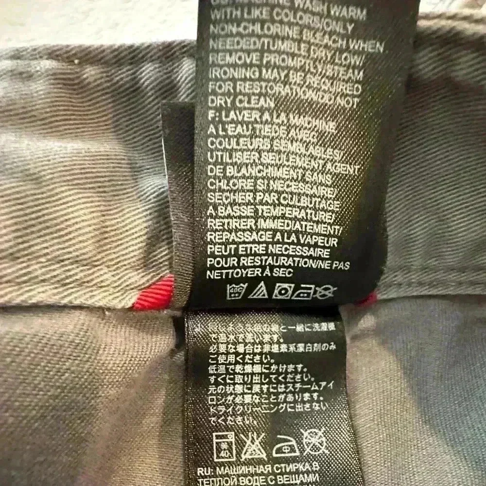 North Face men’s gray pants size 32 inseam 28